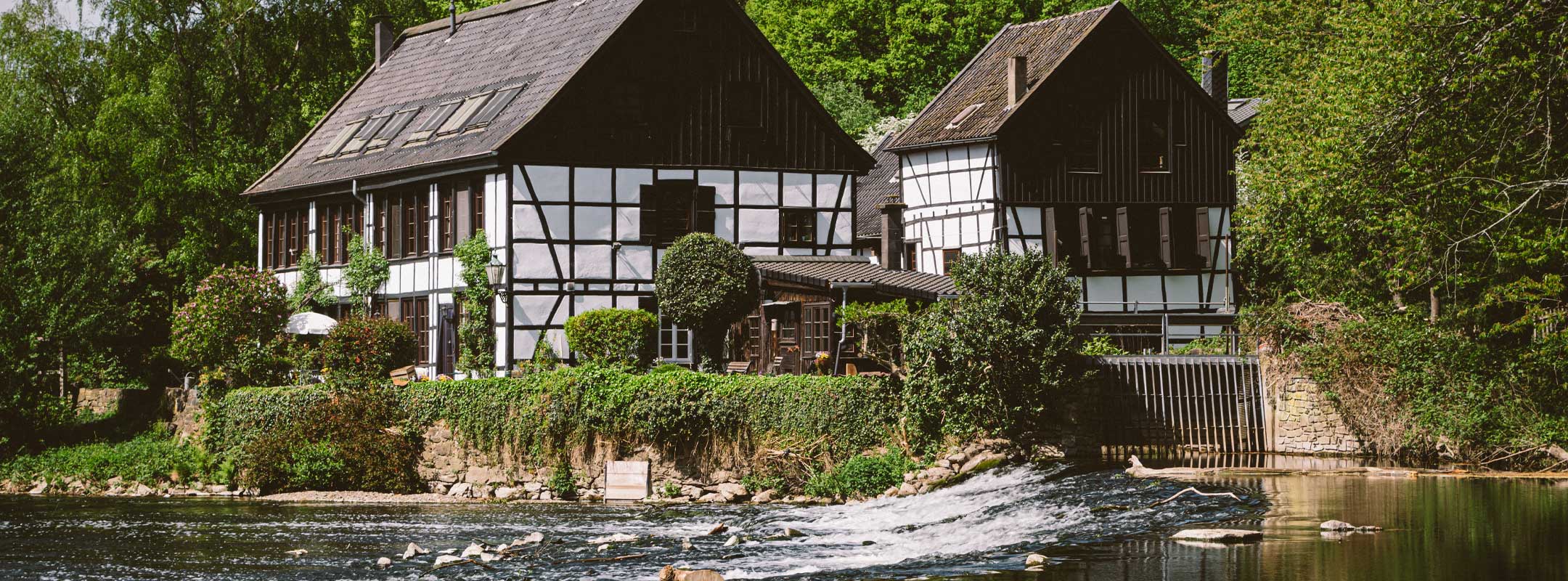 Historischer Wipperkotten - Fachwerkhaus an der Wupper in Solingen