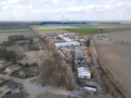 Ansicht aus Osten - Gewerbegrundstück an der B102 Treuenbrietzen – Lager-Hallen und Freiflächen-