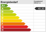Energieskala - Doppelhaushälfte im Stil einer modernen Stadtvilla mit TOP Energieeffizienz